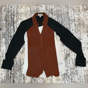 Express Color Block Blouse